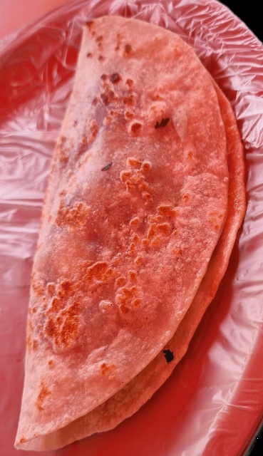 Quesadilla de Harina Bistec con Chorizo