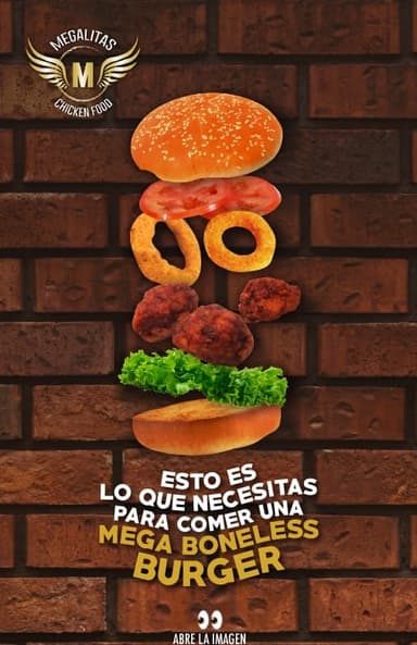 Hamburguesa de Boneless