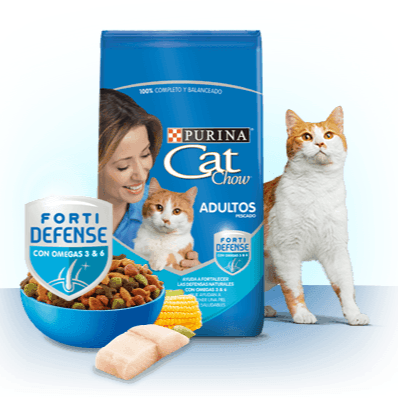 Alimento para gato -Cat Chow Adultos Pescados 1.5 KG