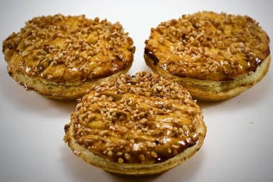 Struddel de manzana individual.