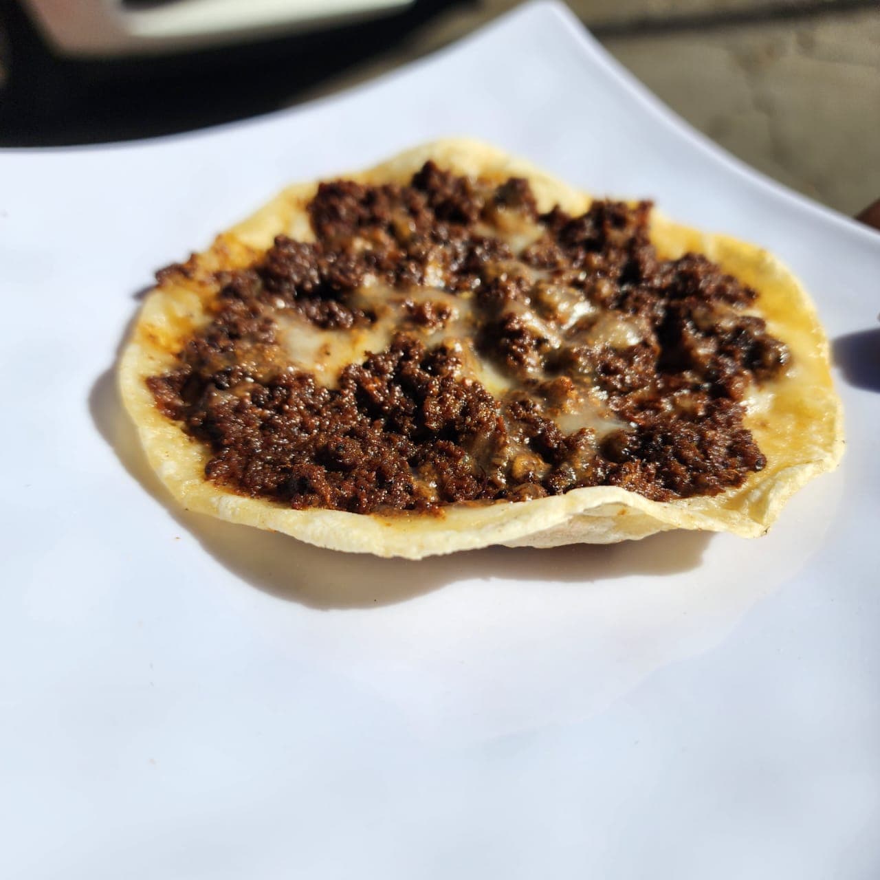 Tortilla con Asientos y Queso