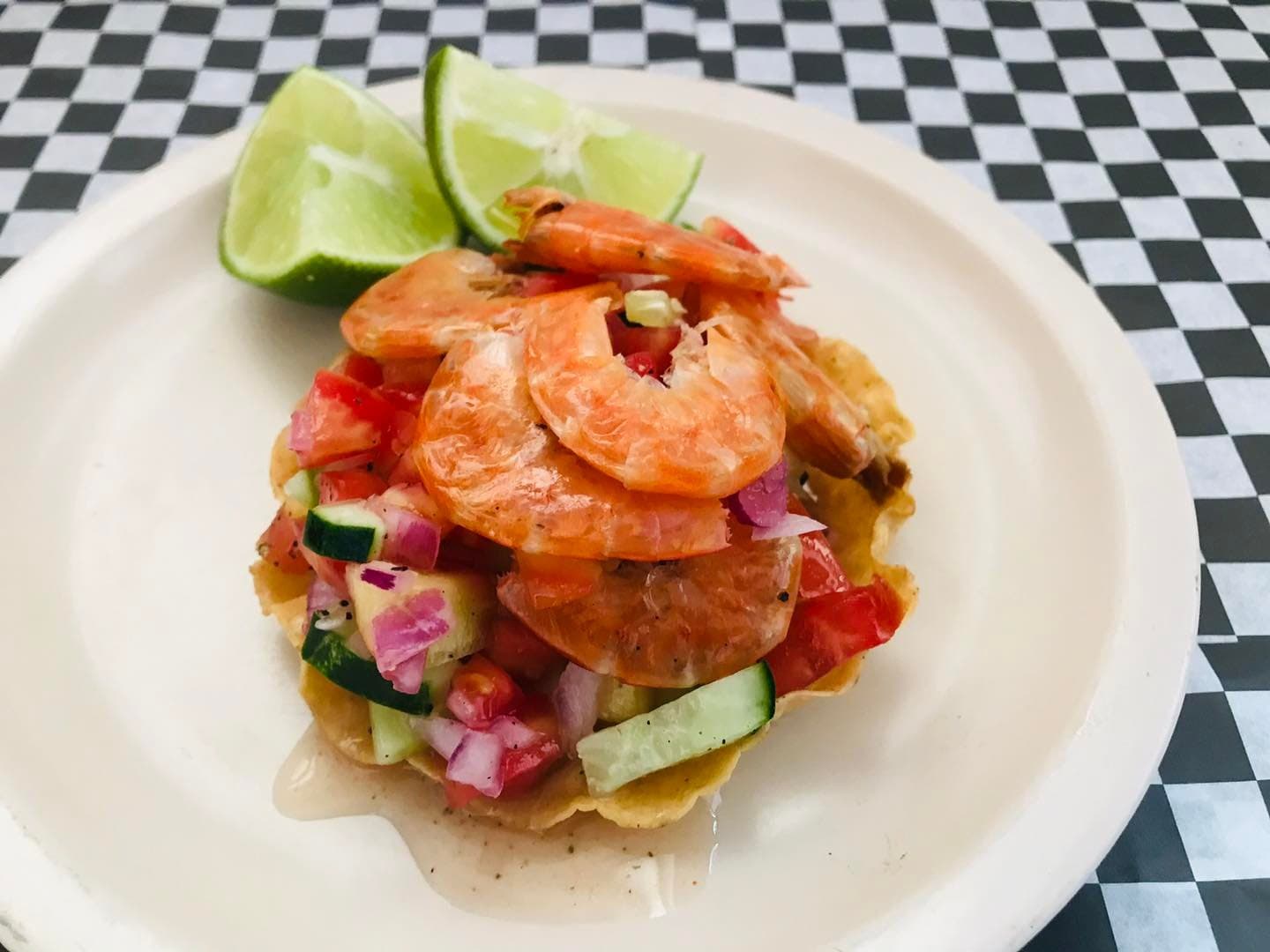 Tostada de Camarón Seco