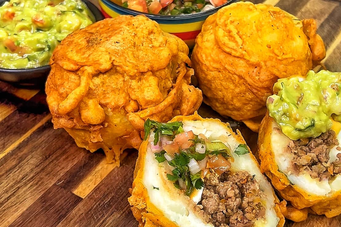 Papa Rellena de Pollo