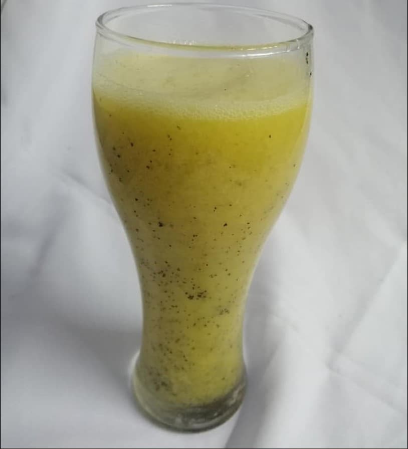 Piña con Hierbabuena