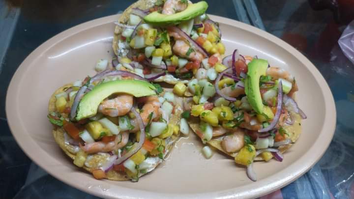 Combo 3 Tostadas de camarón