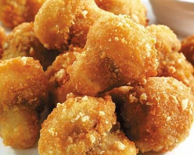 Pakoras de Hongos + 2 Salsa Chutney