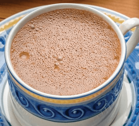 Chocolate caliente 12 oz