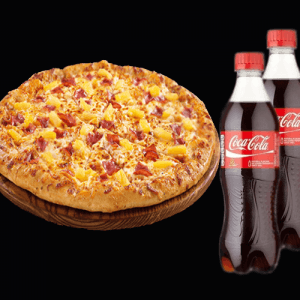 Combo Pareja 2 Pizza Personal 20 Cm + 2 COCA-COLA