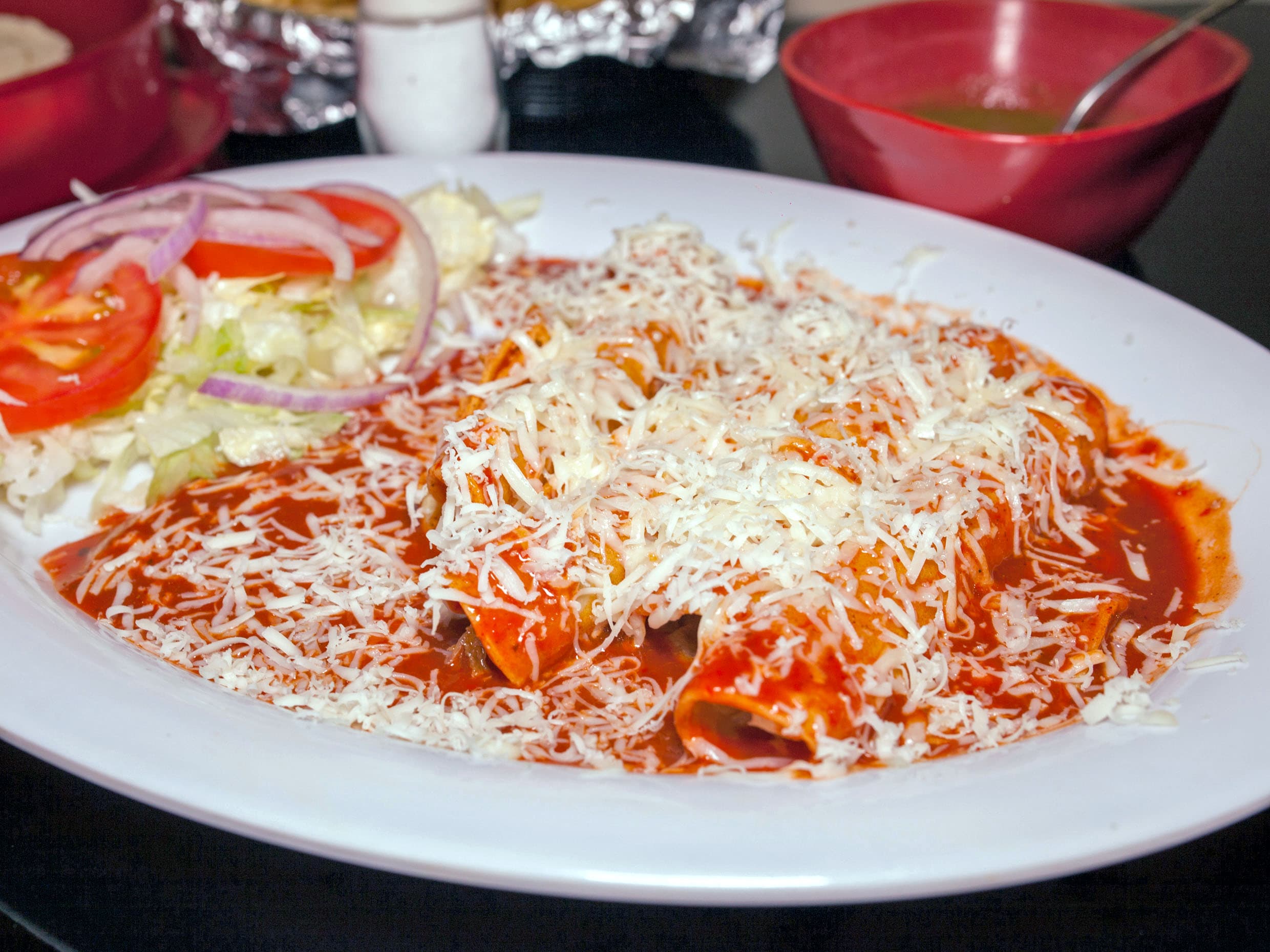 Enchiladas de Pollo