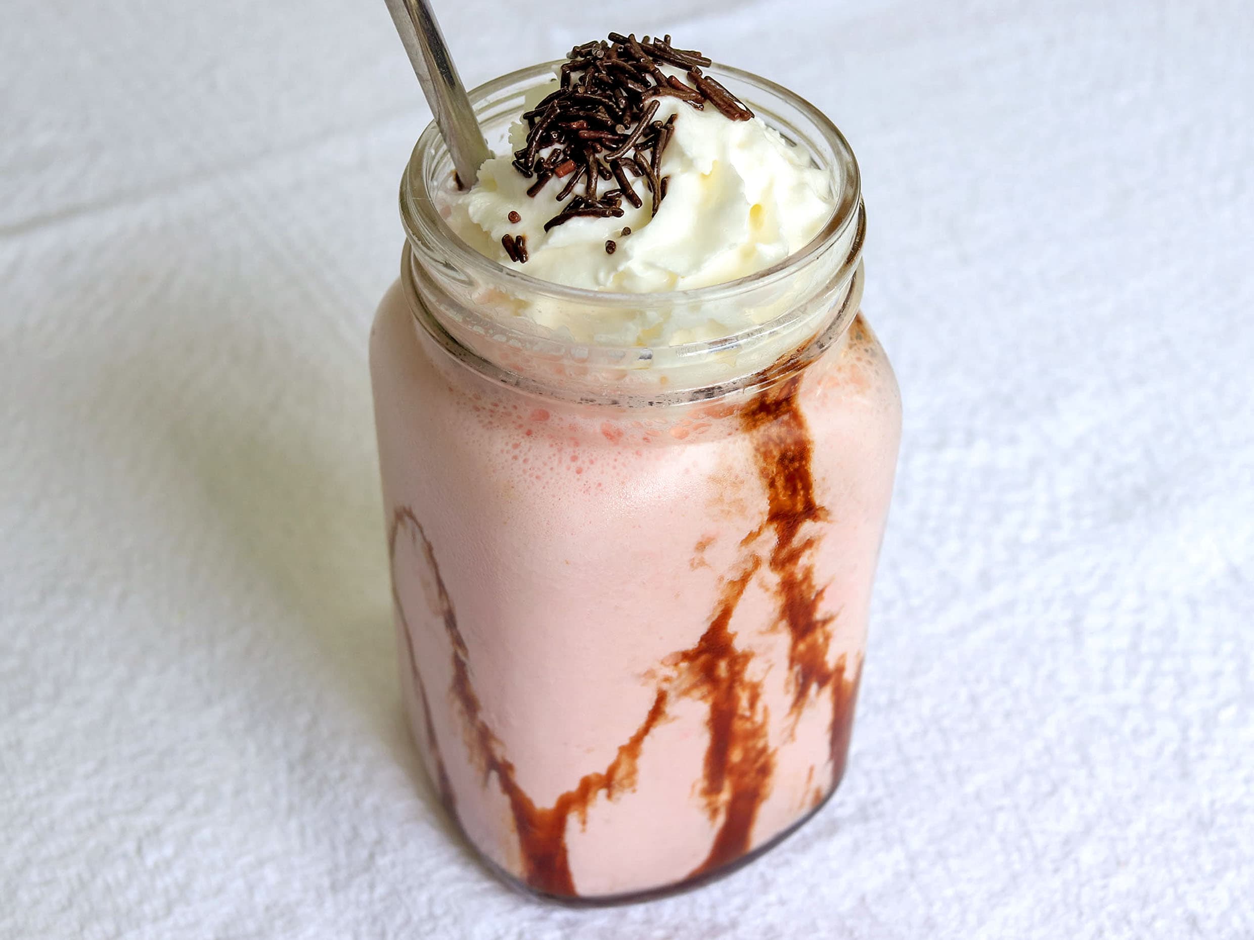 Malteada de Fresa