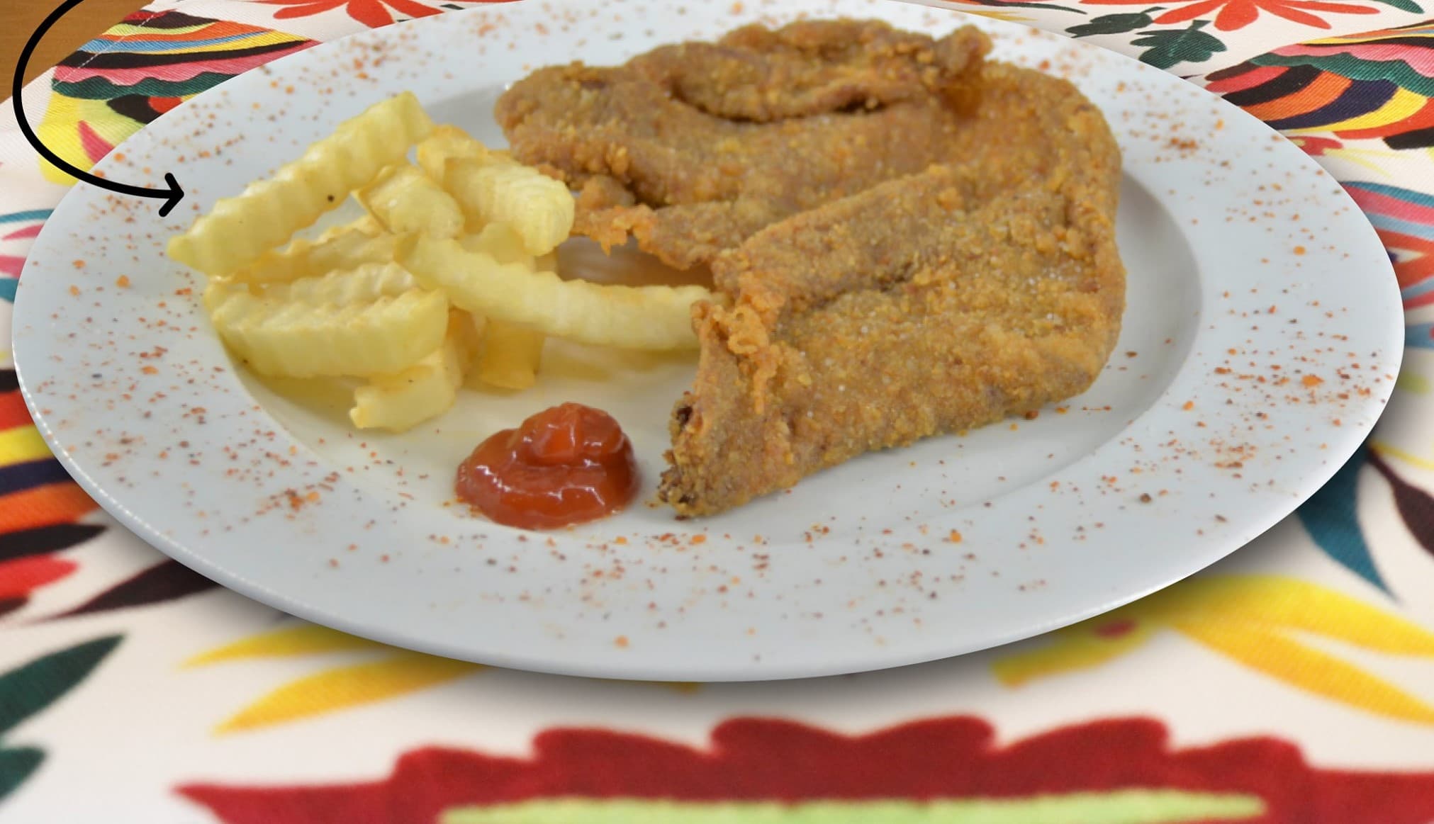 Milanesa con Papas