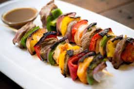 Brocheta de arrachera marina(Yaki beef) orden de 3