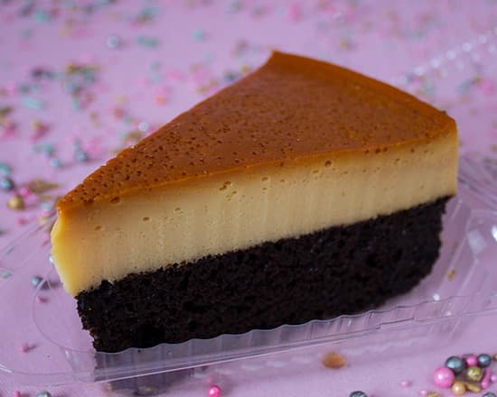 Rebanada de Chocoflan