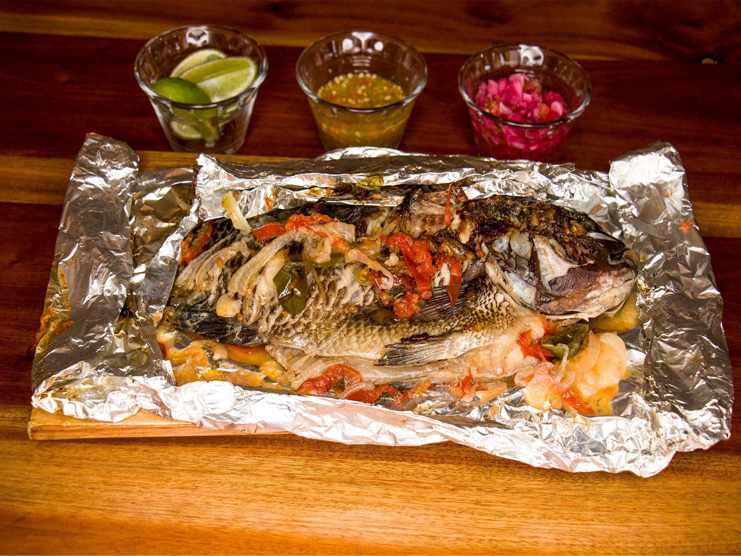 Mojarra Empapelada Mediana