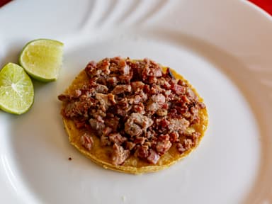 Taco de arrachera