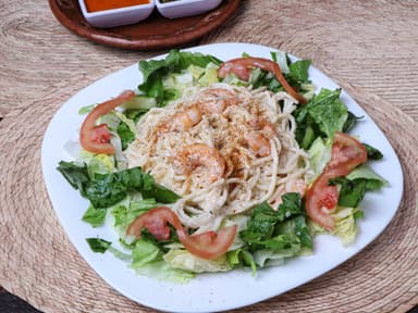 Espagueti con Tocino