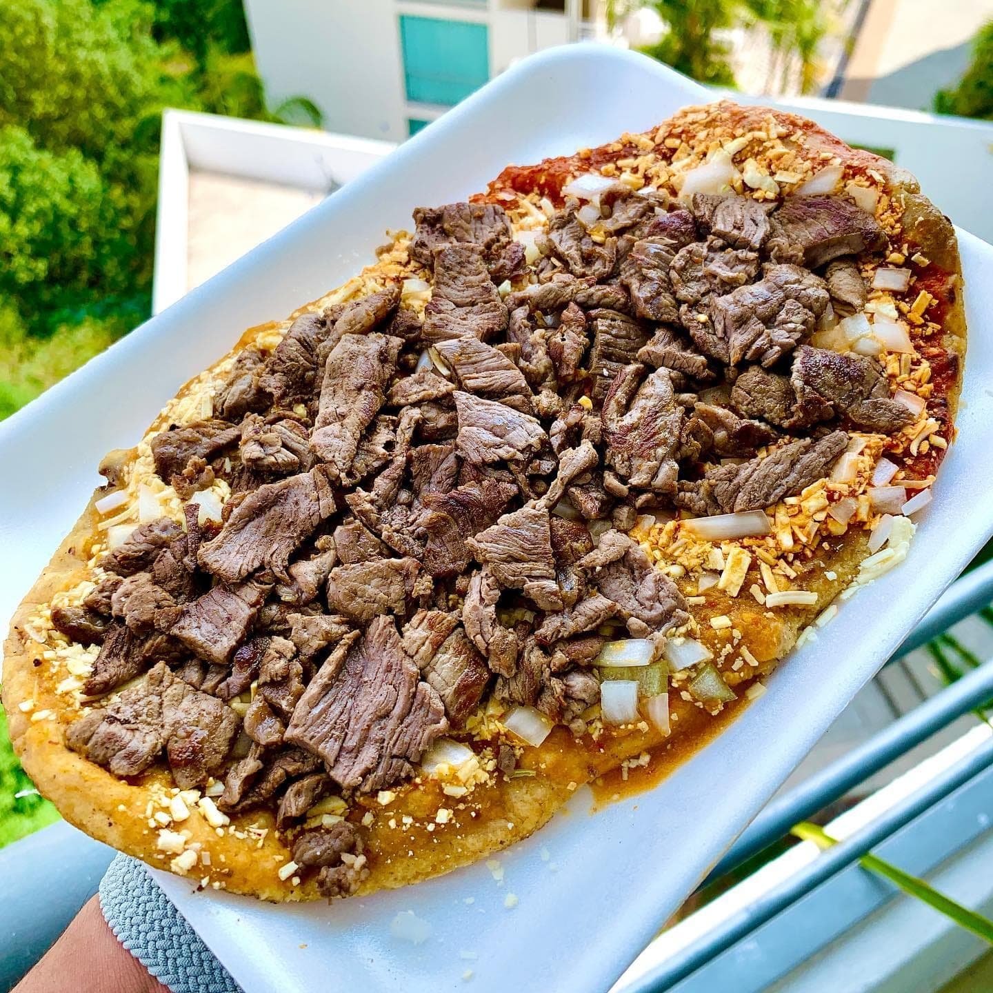 Huarache de Bistec