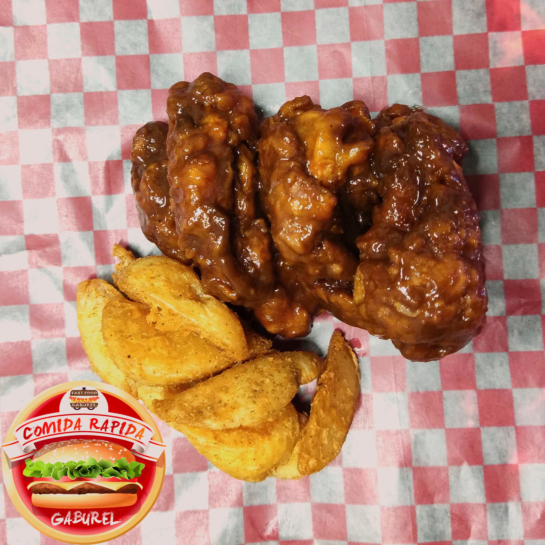 Pa Compartir Boneless 10 Pza con Papas