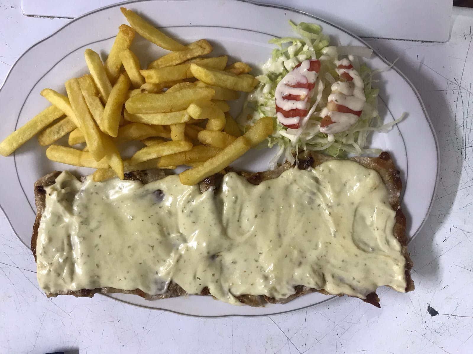 Lomito de Cerdo Gratinado