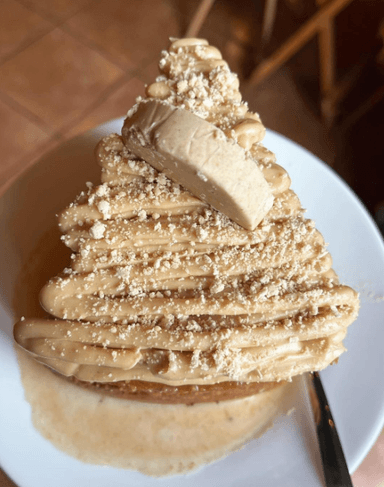 Rebanada de Pastel de 3 Leches Mazapán