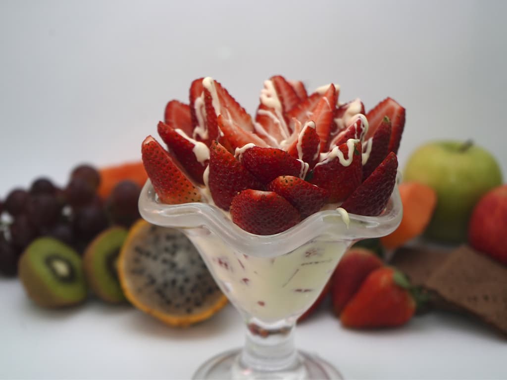 Fresas pequeñas.