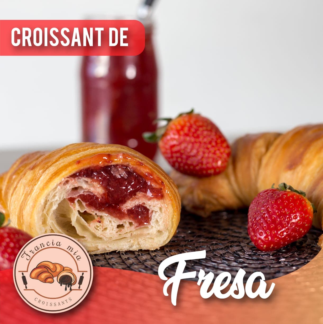 Croissant de Fresa