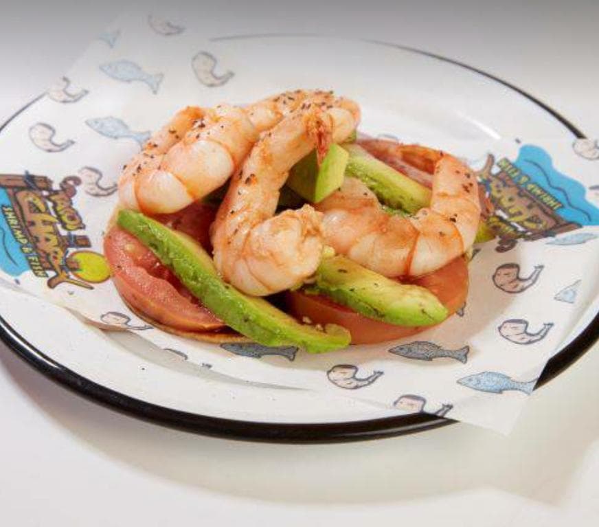 Tostada de Camarón Entero