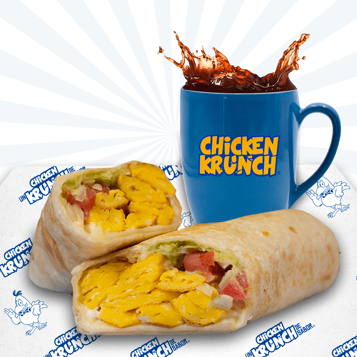Pak Burrito de Huevo y 1 Café
