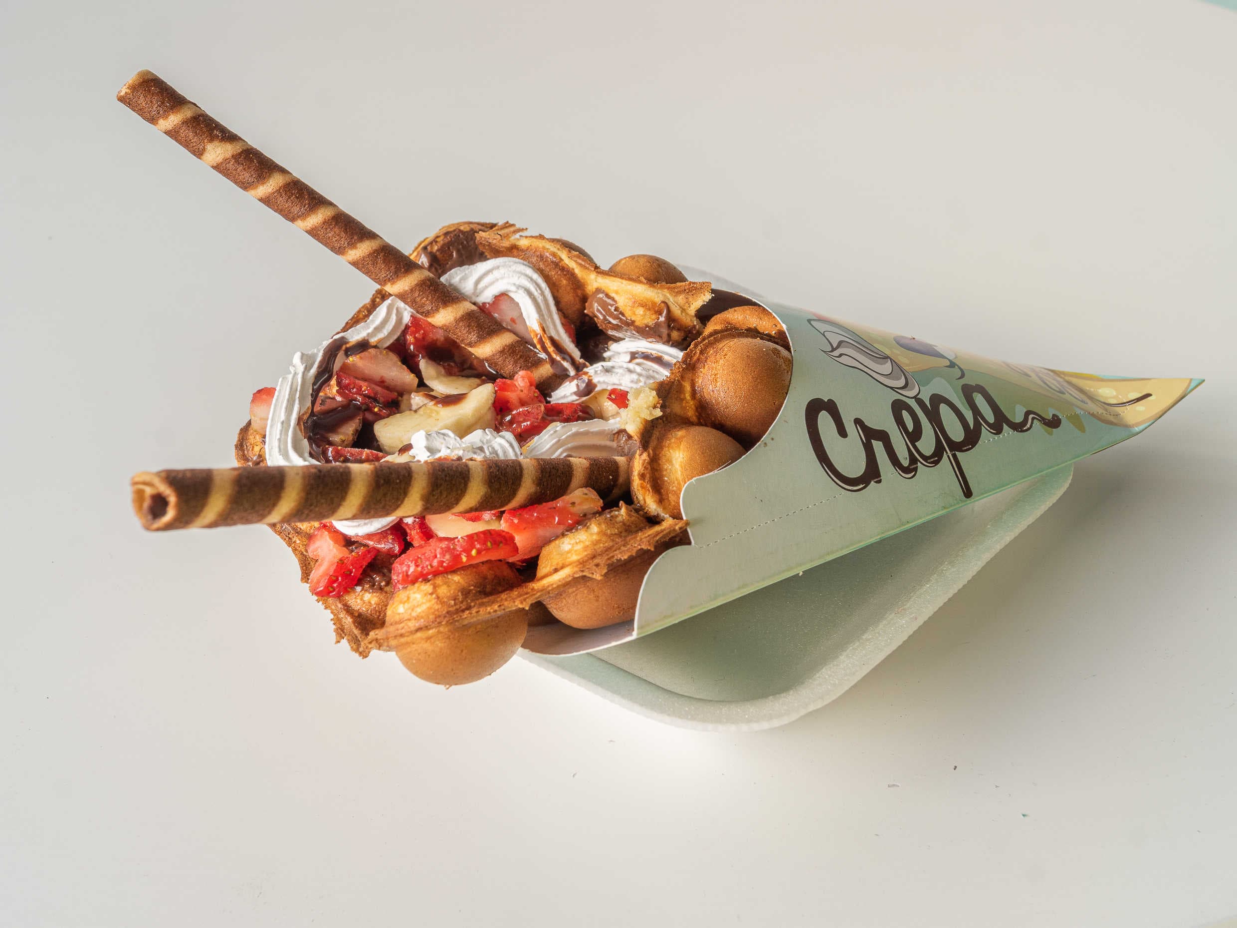 Bubble Waffle 1 Bola de Helado