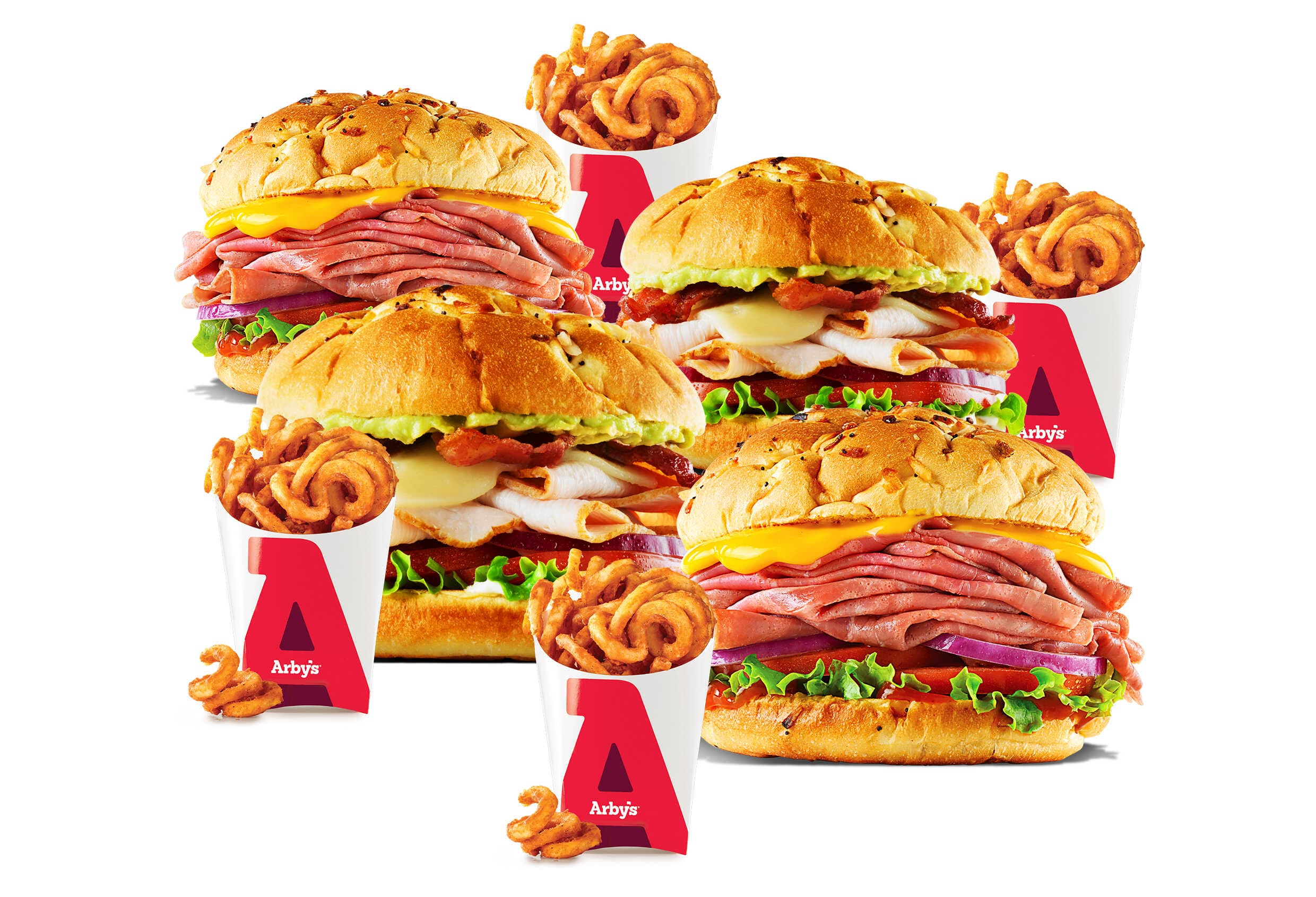 2 Deluxe Beef & Cheddar + 2 Turkey Avocado Bacon