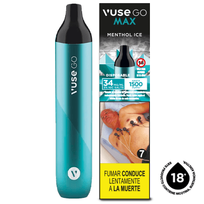 Vape Desechable Vuse Go Max Mint Ice 34Mg 1500P...