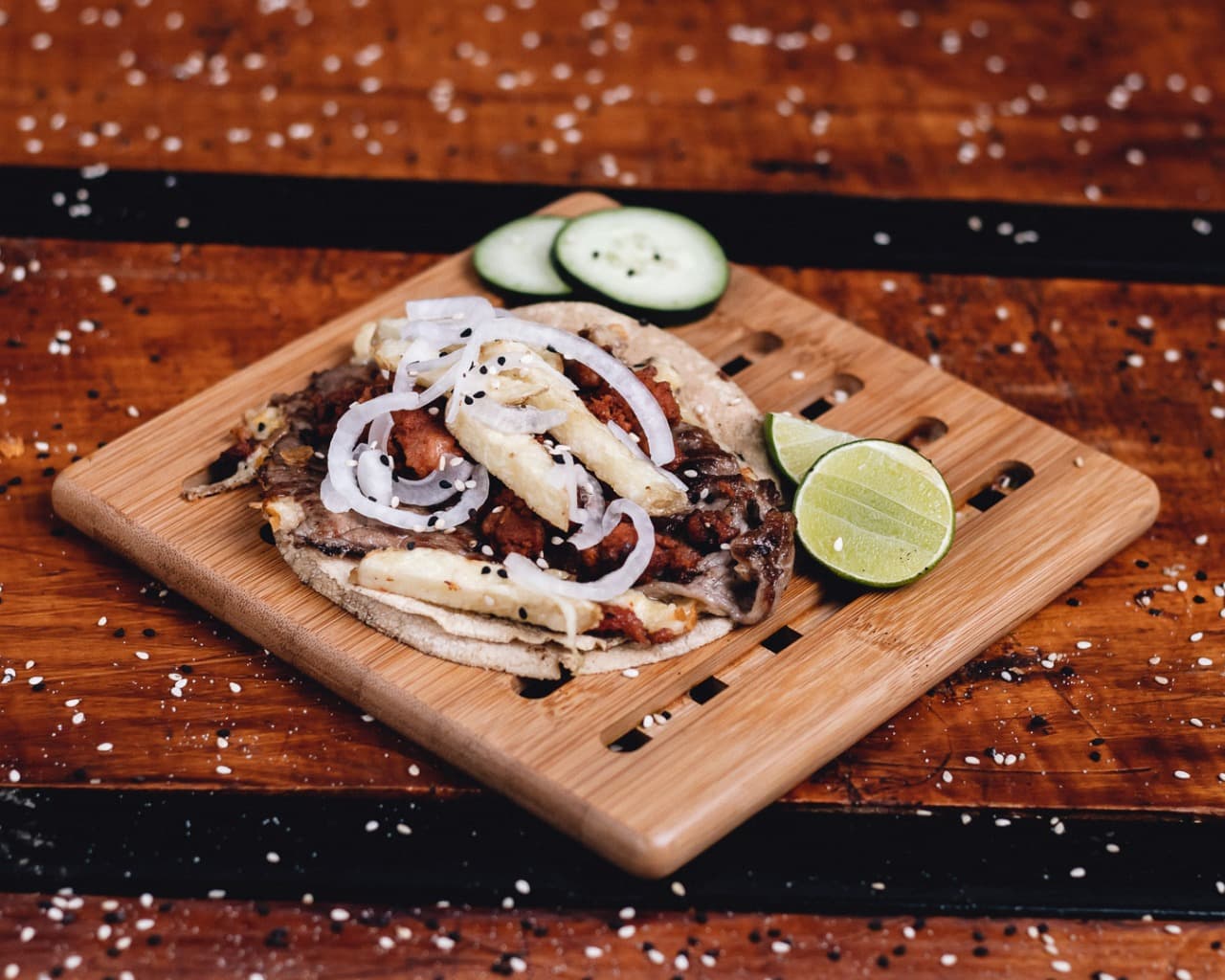 Combo Bistec: 3 Tacos de Bistec +Bebida