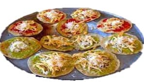 Chalupas con Pollo 4 Pzas