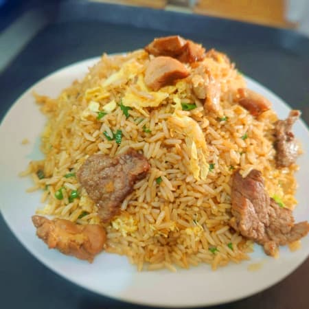 Chaufa Mixto de Pollo y Carne