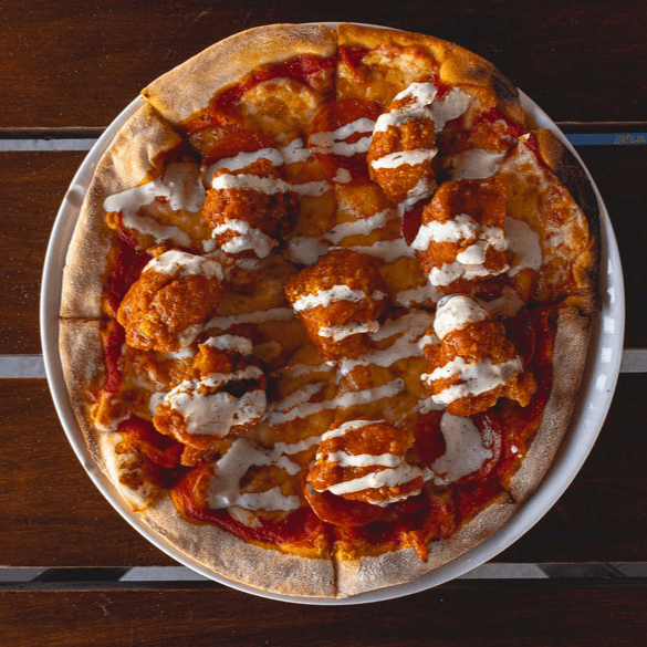 Pizza de Boneless + Papas a la Francesa