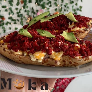 Molletes de Chorizo