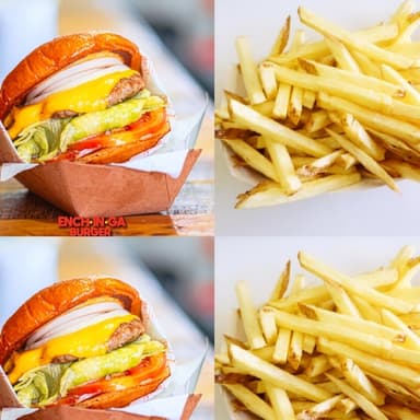 Hamburguesa Doble+Orden de Papas