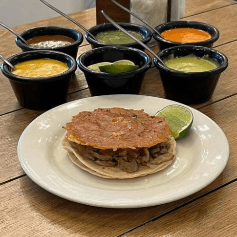 Taco de Chuleta con Queso 1 Pieza