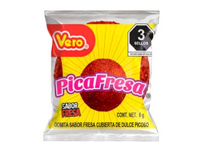 DULCE VERO PICA FRESA PZA