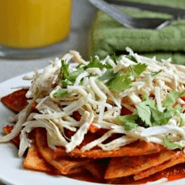 Chilaquiles con Pollo
