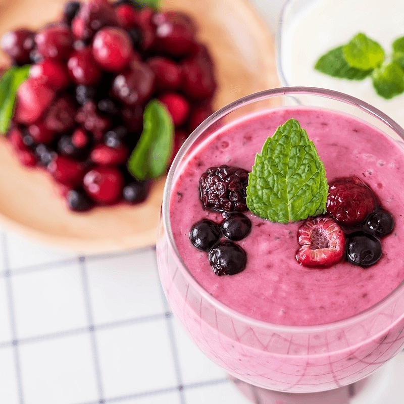 Licuado de Frutos Rojos