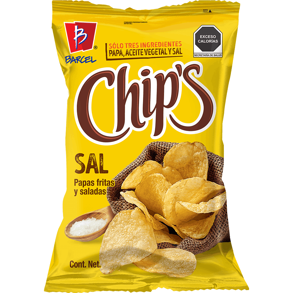 Papas Chips Barcel 170 gr bolsa con sal