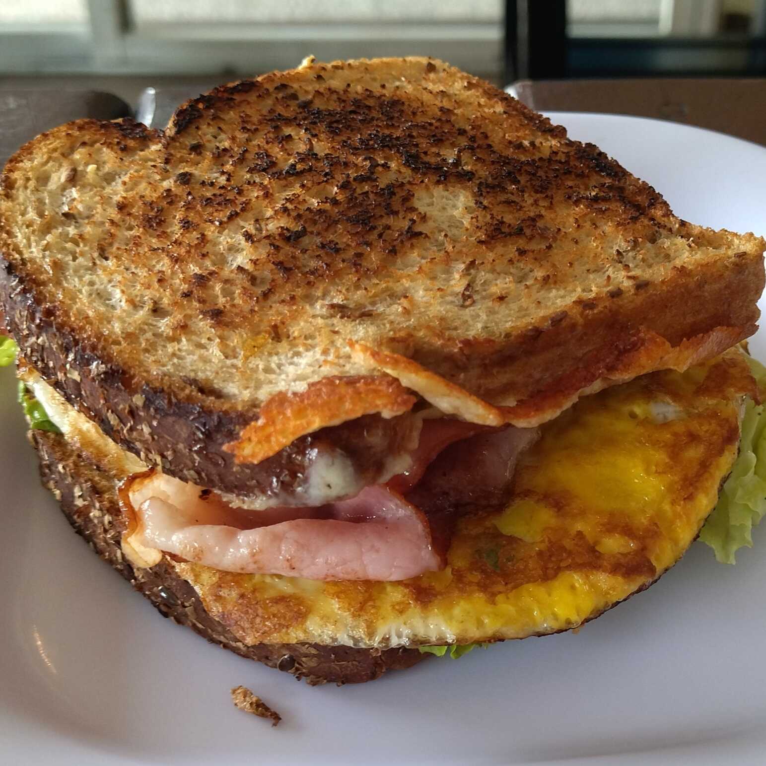 Sándwich de Huevo Tocino