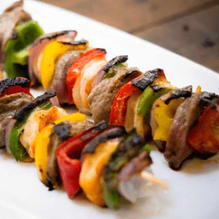 Brocheta de Camarones