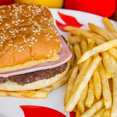 Hamburguesa Slim con Papas