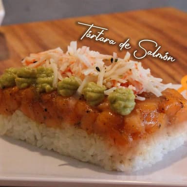 Tártara de salmón