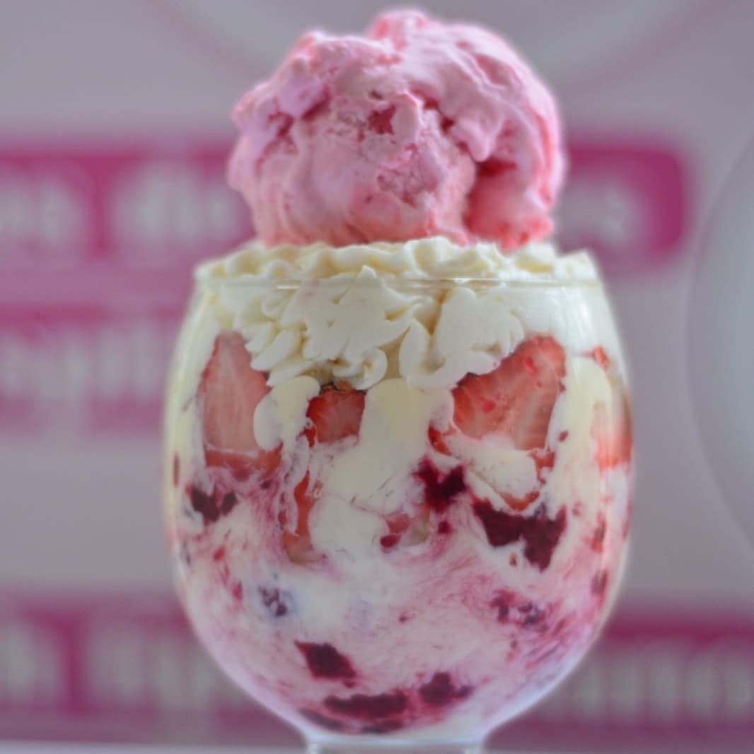 Fresas con Helado