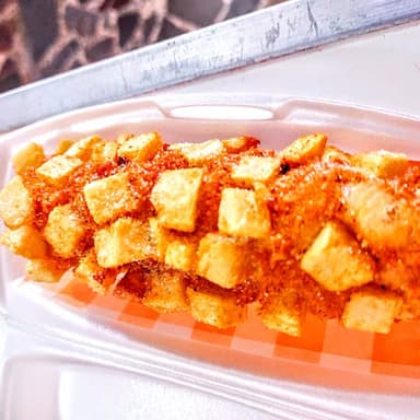 Corn Dog Papas Queso y Salchicha