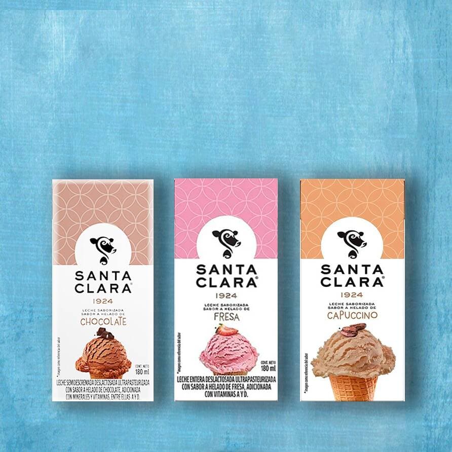 Leche Sabor Helado Santa Clara