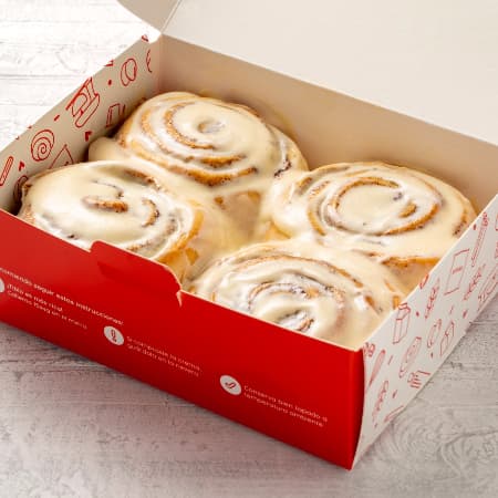 Cinnamon Roll Tradicionales X4